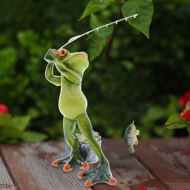 Rana Decorativa Para Estanque De Rana Para Exteriores, Esculturas De Jardín De Rana, Adorno De Césped Figura Decorativa Exterior Divertida