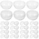 thumbnail image 4 of 50 bolas de plástico transparente multiusos, redondas y retorcidas, rellenables y transparentes., 4 of 7