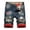 Red, variant on Turilly Men's Shorts Summer Short Micro Inelastic Shorts Zipper Open Five Point Short Half Shorts Jeans