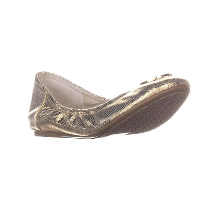 Womens Michael Kors Fulton Ballet Flats , Gold