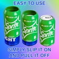 thumbnail image 2 of Skywin Silicone Can Cover - 10 Pack Can Cover can Hides Can by Disguising it as a Can of Soda Silicone Can Sleeve (Green/White), 2 of 7