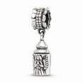 thumbnail image 1 of Fancy Bead White Sterling Silver Themed 27.27 mm 6.36 Reflections Angel Ash Dangle Bead, 1 of 3