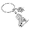 thumbnail image 1 of Metal Keychains Cute Shaped Fashionable Skiing Style Key Rings for Competition Souvenirs GiftsX‑1337 Skating Shoes, 1 of 9
