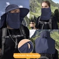 thumbnail image 3 of Adventure-Ready Wide Brim Hat - UPF 50+ with Detachable Face Cover for Safari, Fishing & Hiking, 3 of 8