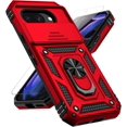 thumbnail image 1 of HCTian for Google Pixel 9A Case with Slide Camera Cover HD Screen Protector [Military Grade 16ft. Drop Tested] Magnetic Ring Holder Kickstand Protective Phone Case for Google Pixel 9A 2025, 1 of 9