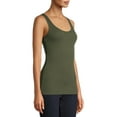 thumbnail image 4 of Time and Tru Women's Rib Tank Top, 4 of 6