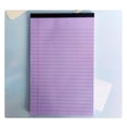 thumbnail image 6 of Clearance Sale! 1PC Legal Pad, 50-Sheet College Ruled Writing Notepad with Perforated Pages, Paper for Home & Office, (5x8in, Yellow), 6 of 8