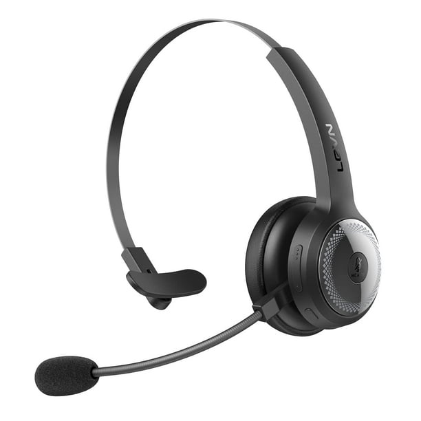 Auriculares inalámbricos Bluetooth LEVN con micrófono 60 horas de tiempo de conversación