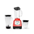 thumbnail image 1 of Licuadora Blueware 400W 3 Vasos 1.2L Vidrio + 1.2L y 750ml Plástico 2 Velocidades con Pulso Rojo, 1 of 1