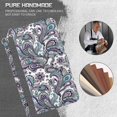 thumbnail image 4 of Wallet Case For iPhone 15 Pro,3D Pattern Printing PU Leather Stand Phone Cover with Strap, 4 of 5