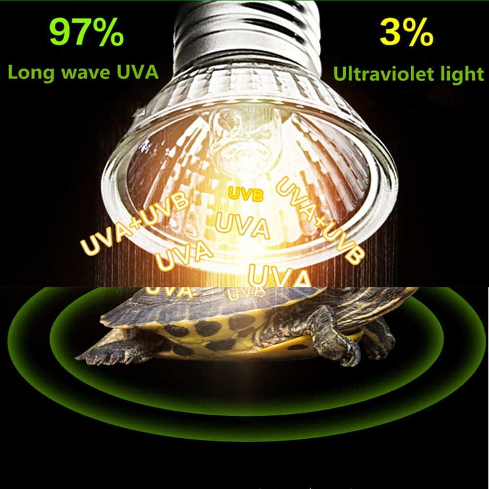 Pet Heating Lamp UVB Solar Light Crawler Ultraviolet Heating Sun Bulb Lizard Lamp 220V E27
