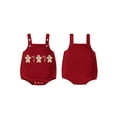 thumbnail image 2 of Rovasas Baby Christmas Romper Overalls Tree Letter Embroidery Jumpsuit, 2 of 9
