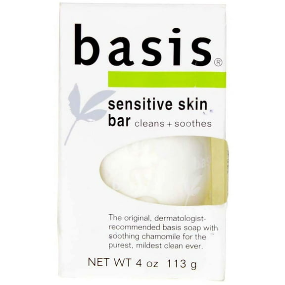 Basis Sensitive Skin Bar 4 oz (Pack of 8)