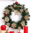thumbnail image 3 of 42/20 piezas de adornos colgantes para árbol de Navidad, muñeco de nieve, reno, Papá Noel, copos de nieve para fiesta de invierno de Año Nuevo, 3 of 5