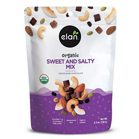 ELAN NUT SWT N SALTY MIX ORGA 5.3 OZ - Pack of 8