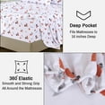 thumbnail image 3 of RUVANTI Flannel Sheets Full Size - 100% Cotton Double Brushed Bed Sheets Set, Deep Pockets 16 Inches, All Seasons Breathable & Extra Soft Full Sheets, Warm & Cozy, 4 Piece, Halloween Pumpkin, 3 of 8
