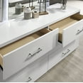 thumbnail image 4 of Furniture of America Wellan Modern 6-Drawer Dresser, White, 4 of 5