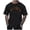 C150/Black779, variant on Rggeeun Mens Tshirts Leopard Letter Print Solid Color Short Sleeve Crew Neck Loose Fit Soft Breathable for Summer Office Wear Casual Shirts,Black,Xxs