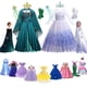 thumbnail image 2 of Frozen Elsa Anna Princesa Vestido Niñas Jasmine Rapunzel Aurora Ropa Fiesta Niños Cosplay Cenicienta Blancanieves Ariel Costume2T (Etiqueta 100) Gao Jinjia LED, 2 of 2