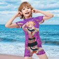 thumbnail image 4 of My Hero Academia Himiko Toga Boys 2-Piece Swimsuit Set Bathing Suit Short Sleeve Swimwear Sets with Swim Trunk 7-9Y(120cm), 4 of 7