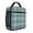Blue and Black, variant on Blue and Black Checkered Pattern Insulated Lunch Bag Teens,Lunch Box for Men Women for Work,Picnic or Travel,10.2x9.5x4.3 Inches,8 Can Capacity