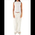 thumbnail image 3 of Blusas Casuales Sin Mangas para Mujer, Blusas de Trabajo Fruncidas, Ajustadas, Camisas de Moda 2025 M, 3 of 7