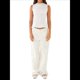 thumbnail image 3 of Blusas Casuales Sin Mangas para Mujer, Blusas de Trabajo Fruncidas, Ajustadas, Camisas de Moda 2025 S, 3 of 7