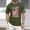 003Army Green, variant on Hogleaql Patriotic 250th Anniversary T-Shirt Men's 1776-2026 Crew Neck American Flag Short Sleeve Tee Patriotic Trendy Independence Day Themed Loose Pullover Blue 4XL