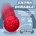 thumbnail image 6 of BESTSKY Exercise Ball,6.3*6.3*3.15in Excersing Ball,Anti-Slip Yoga Ball,Red, 6 of 7