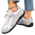 thumbnail image 7 of KEVCHE Womens Breathable Mesh Color-Block Casual Sports Flat Training Shoes, Lightweight Non-Slip Athletic Sneakers for Gym Walking Running, Comfortable Lace-Up Sport Footwear, 7 of 7