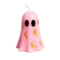 thumbnail image 2 of Halloween Decor, Pink Creative Ghost Halloween Decoration, Odor-Free Soy Wax Decorative Candles for Home Decor, Gothic Spooky Halloween Party Decor, Ideal for Halloween Home Decor, 2 of 5