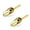 Gold, variant on 6 Ounce Ice Scoop Set of 2, Vesteel Black Stainless Steel Scoops for Ice Cube/Candy/Flour/Sugar, Metal Utility Scoops for Canisters, Baking, Kitchen Pantry, Rust Free & Dishwasher Safe