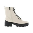thumbnail image 2 of Guess Womens Fearne Faux-Leather Platform Combat & Lace-up Boots, 2 of 3