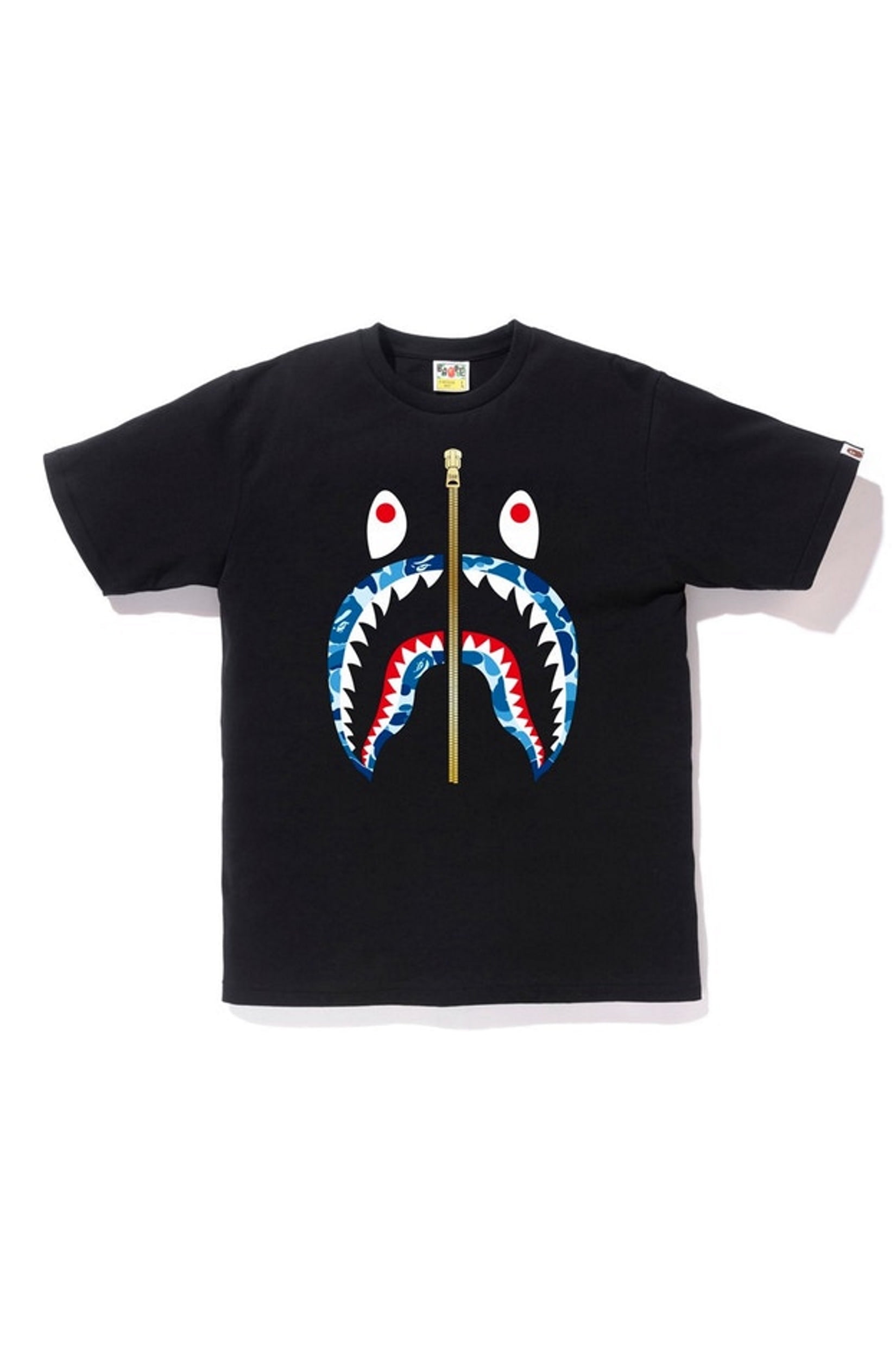 black and gold bape shirt