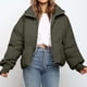 thumbnail image 4 of Abrigos de invierno para mujer, cárdigan de cuello alto sólido a la moda, chaqueta de plumón, abrigo acolchado Odeerbi ODB-3, 4 of 9