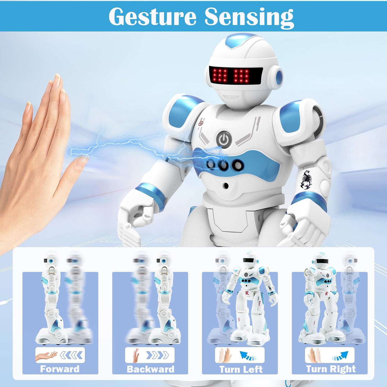 Remote　Gun ROBOT／LLICA V Same Win Intelligent Robot Mechanics Remote Control- Red-NEW