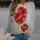 thumbnail image 3 of Camiseta de manga larga con estampado de pinturas al óleo en 3D de moda de primavera y otoño para mujer, jersey con estampado floral, ropa Harajuku, tops para mujer, 3 of 5