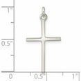 thumbnail image 3 of Sterling Silver Polished Cross Pendant (23.45 X 13.55) Made In India -Jewelry By Sweet Pea, 3 of 7