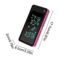 thumbnail image 3 of Portable Lcd Writing Tablet Drawing Board with Stylus | Doodle Note Pad with Erase Lock | Reusable Electronic Scribble Board for Kids Students Home Office, 3 of 6
