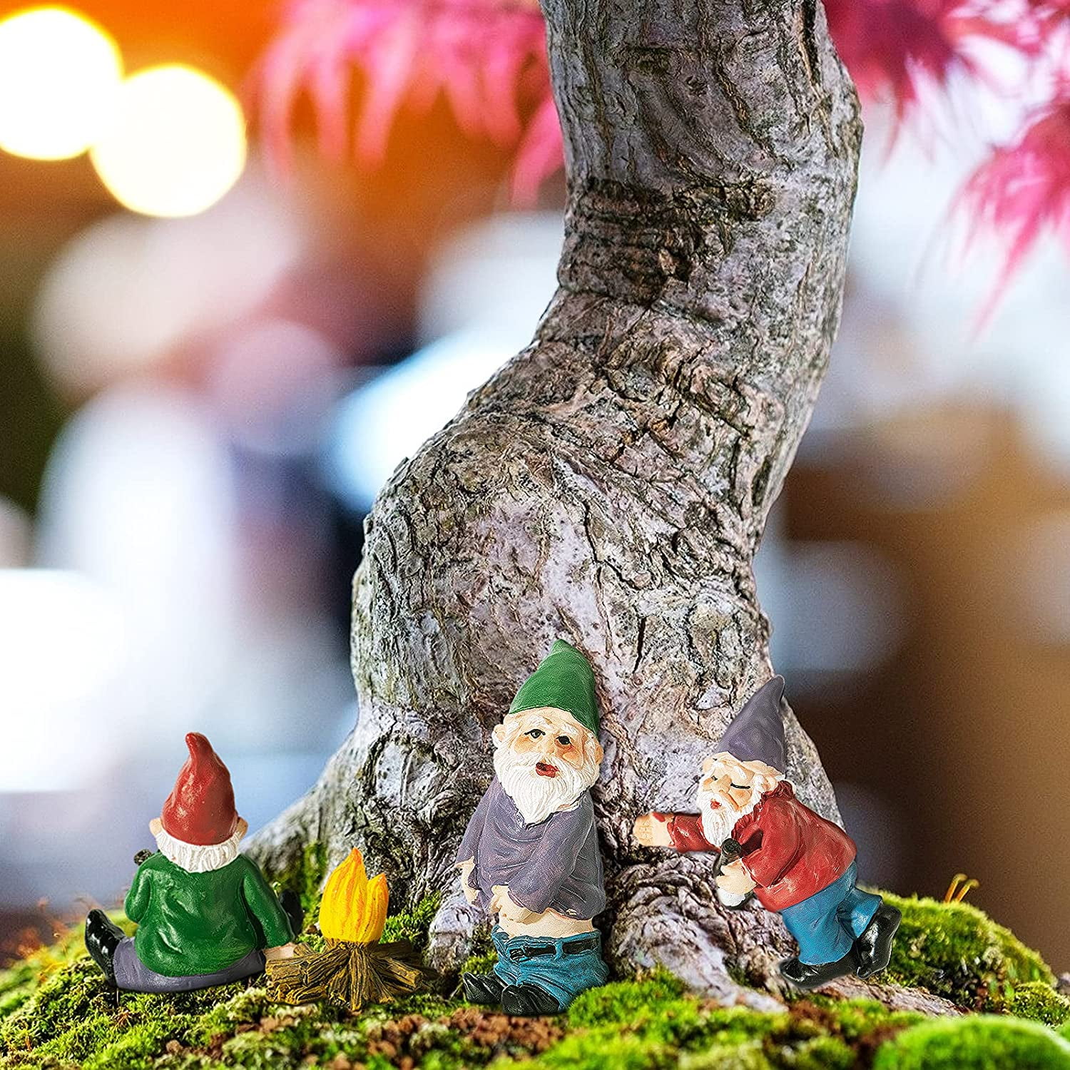 Download 8pcs Miniature Resin Garden Gnomes Mini Drunk Gnome Figurines With Bonfire Naughty Dwarf Elf Statues Funny Fairy Garden Accessories Gnome Lover Gift Camping Gnome Kit For Decorate Lawn Patio Yard Walmart Com