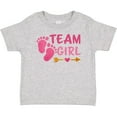 thumbnail image 3 of Inktastic Team Girl Pink Footprints and Arrow Boys or Girls Baby T-Shirt, 3 of 5