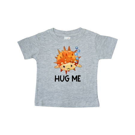 

Inktastic Hug Me Cute Pufferfish with Bubbles Gift Baby Boy or Baby Girl T-Shirt