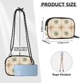 thumbnail image 4 of FORMRS Mini Crossbody Bag for Women Adjustable Shoulder Rope Travel Casual Phone Purse, Pastel Beige Geometric, 4 of 7