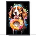 thumbnail image 2 of Nederlandse Kooikerhondje Dog Canvas Wall Art,Pet Canvas Painting Puppy Artwork,Colorful-Watercolor Original Artwork Print For Bedroom, Bathroom Wall Art decor, 2 of 6