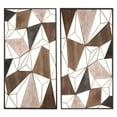 thumbnail image 3 of Gild Design House Saskia Wood and Metal Wall Decor, S2, 3 of 4