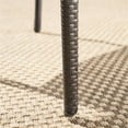 thumbnail image 6 of Noble House Cassara 6 Piece Aluminum Patio Dining Set in Brown, 6 of 14