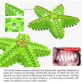 thumbnail image 2 of Juguete antimordeduras para perros, juguete limpiador de dientes de TPR con forma de estrella de mar, previene dientes con fugas, juguete de cepillo de dientes para perros para mascotas, 2 of 5