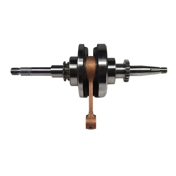 49cc Chinese Scooter 139QMB Crankshaft (22 tooth oil pump drive gear)