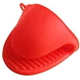 thumbnail image 1 of Aislamiento térmico Clip de mano Accesorios de cocina Hecho a mano Anti-quemaduras Silicona 2pcs Rojo-, 1 of 2