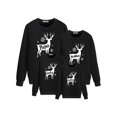 thumbnail image 2 of Diconna Family Matching Cartoon Elk Print Round Neck Long Sleeve Pullover, 2 of 8